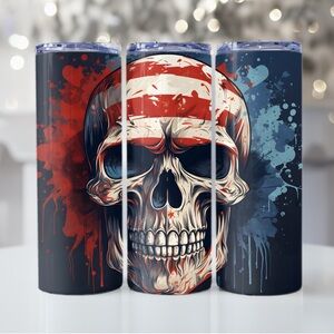 American skull tumbler
